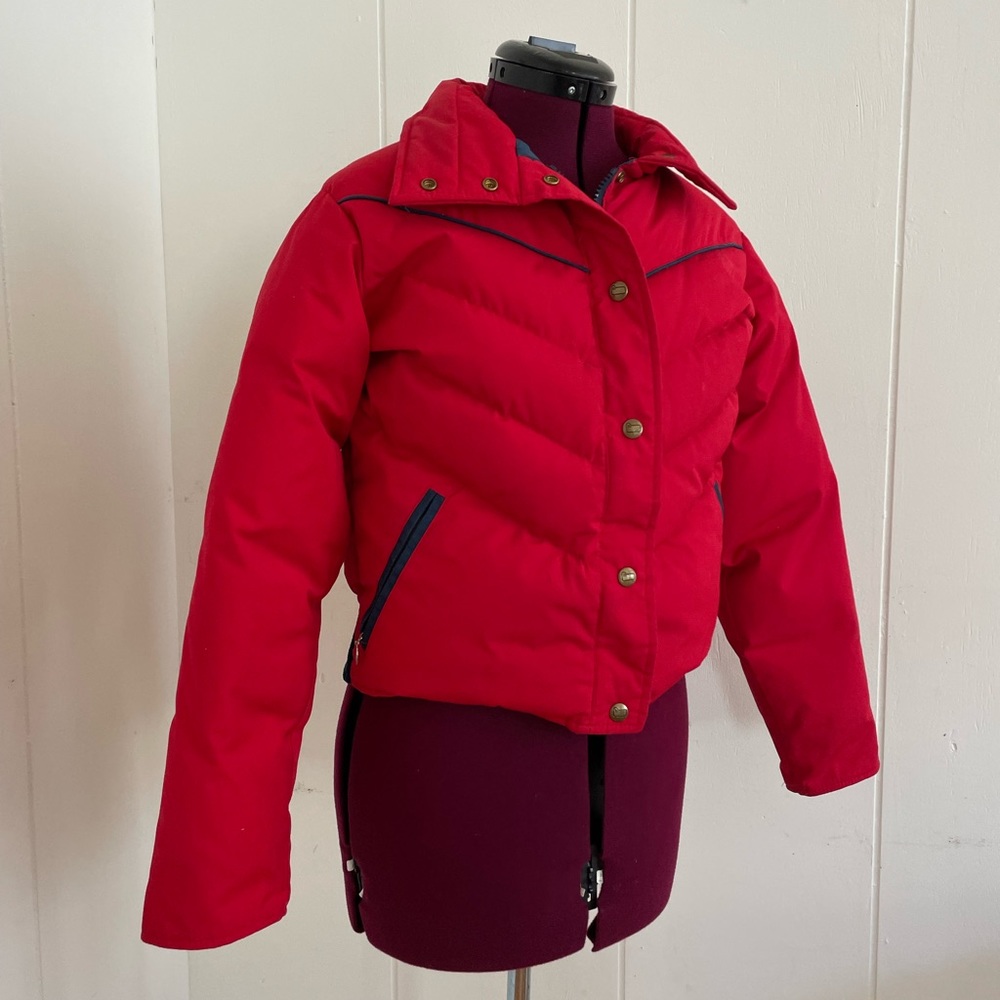 Woolrich cropped coat size medium